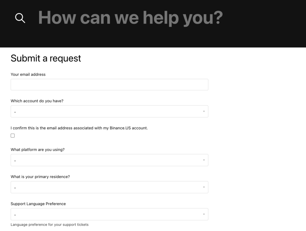 Submit a Request